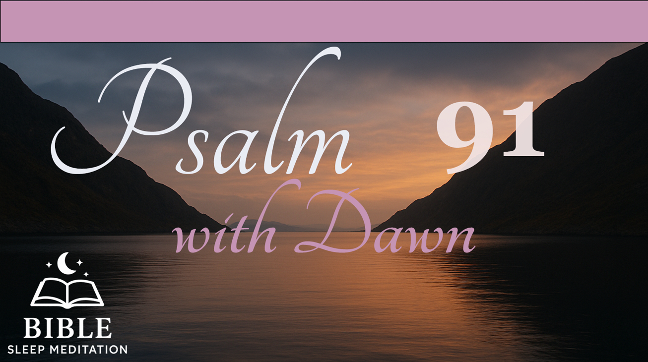 Psalm 23, with light piano